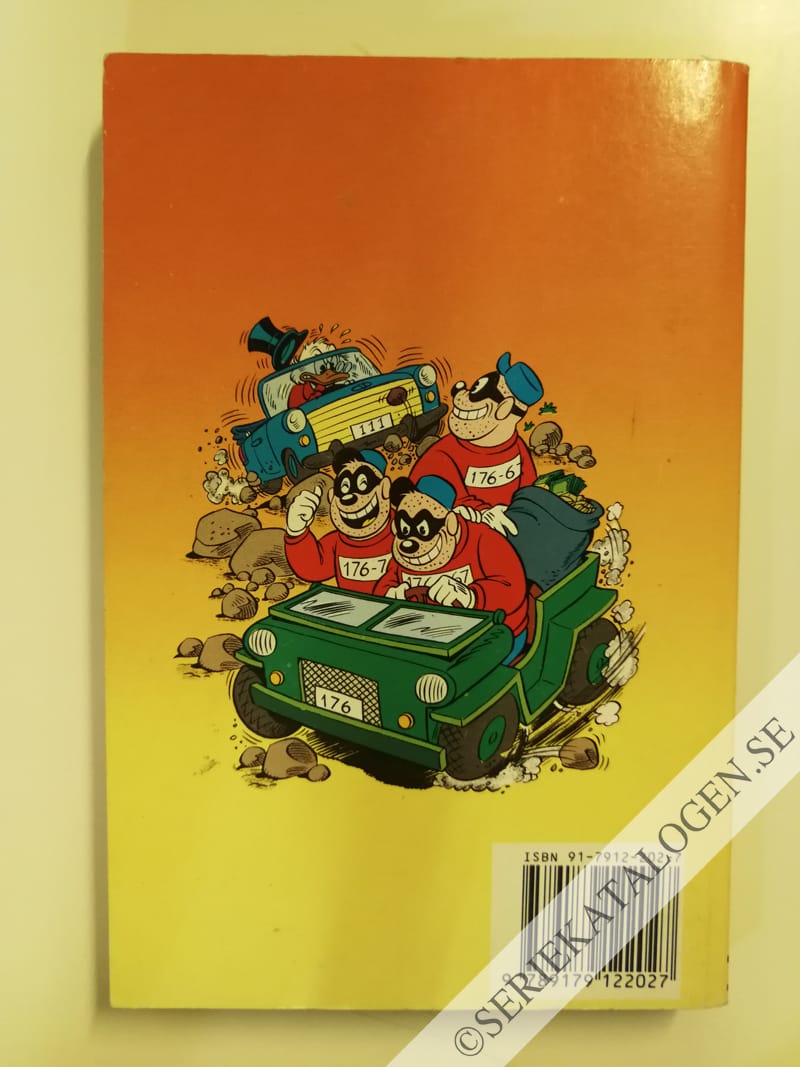 Baksida på Öka takten, Kalle! (1990)