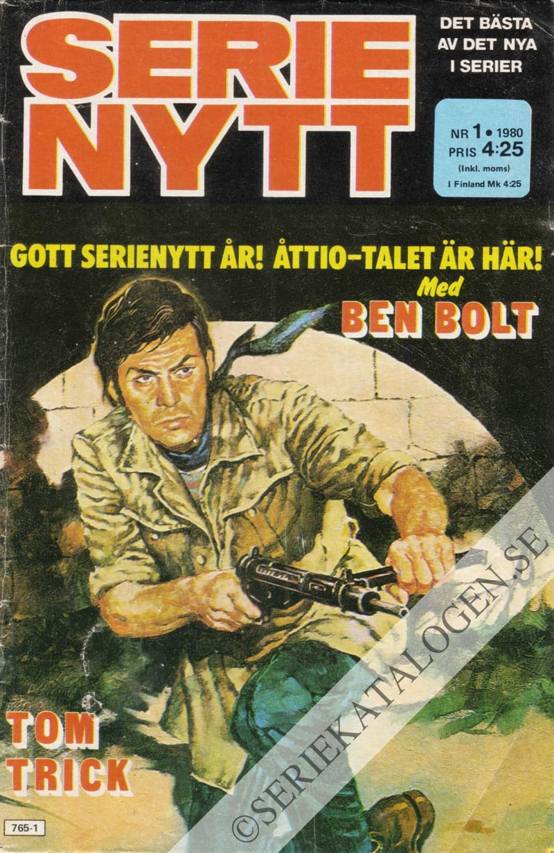 Framsida på Serie-Nytt #1 (1980)