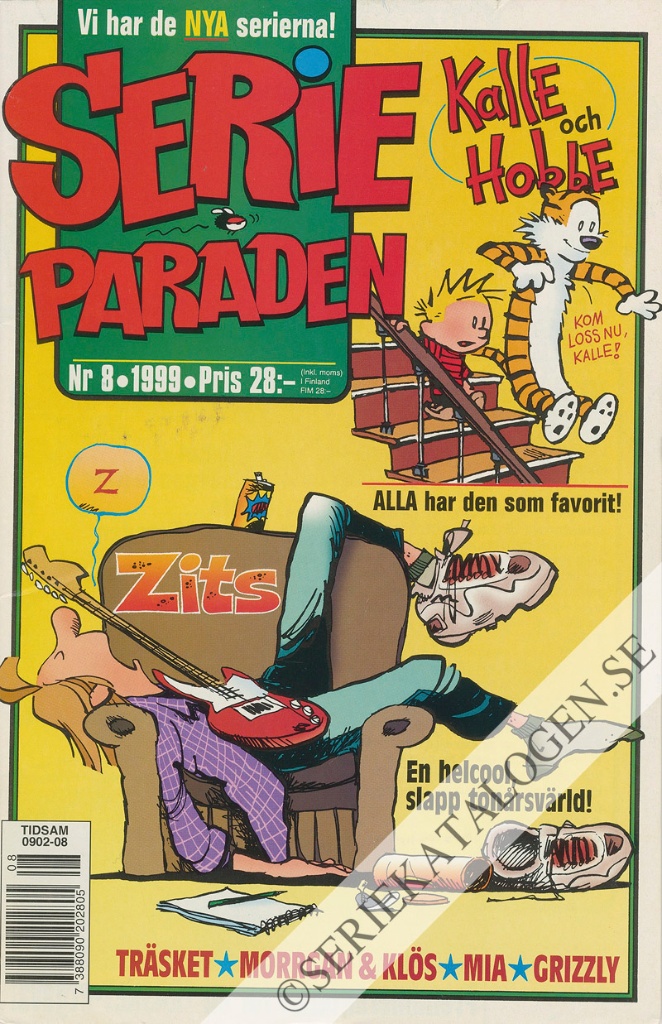 Framsida på Serie-paraden #8 (1999)