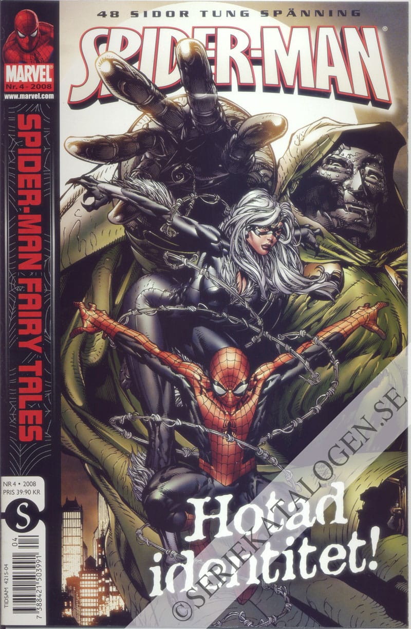 Framsida på Spider-Man #4 (2008)