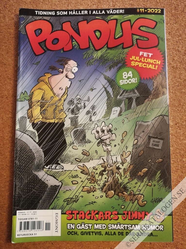 Framsida på Pondus #11 (2022)