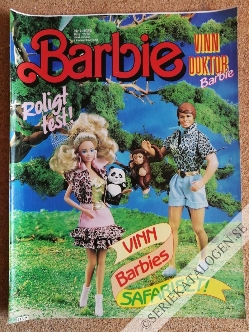 Framsida på Barbie #7 (1989)
