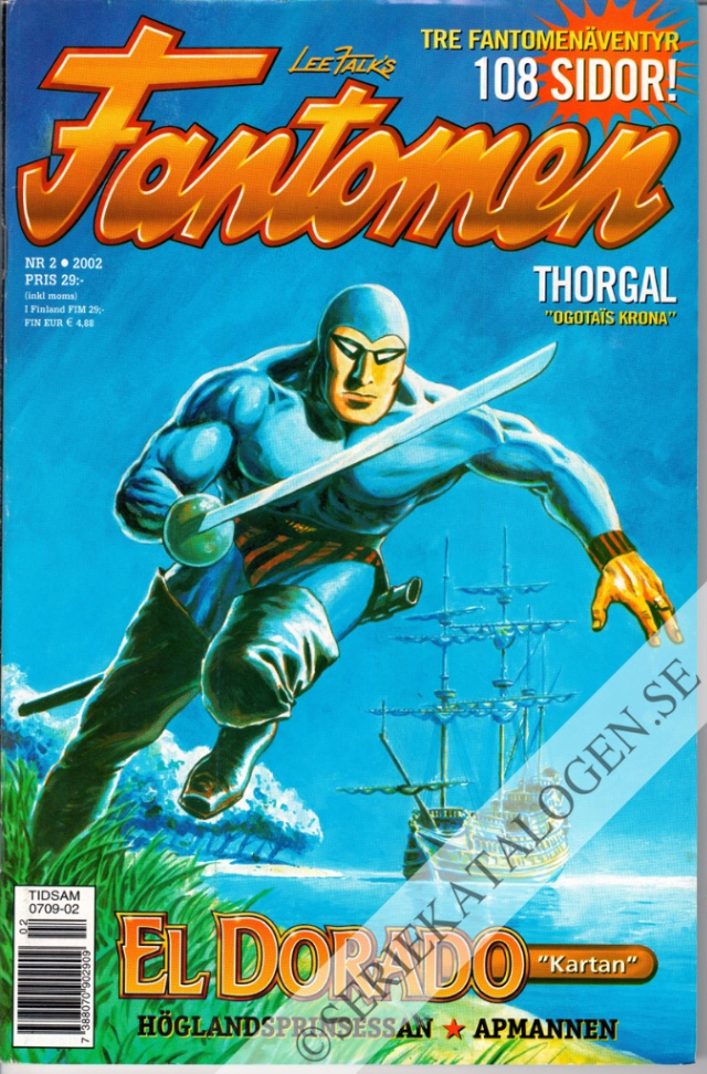 Framsida på Fantomen #2 (2002)