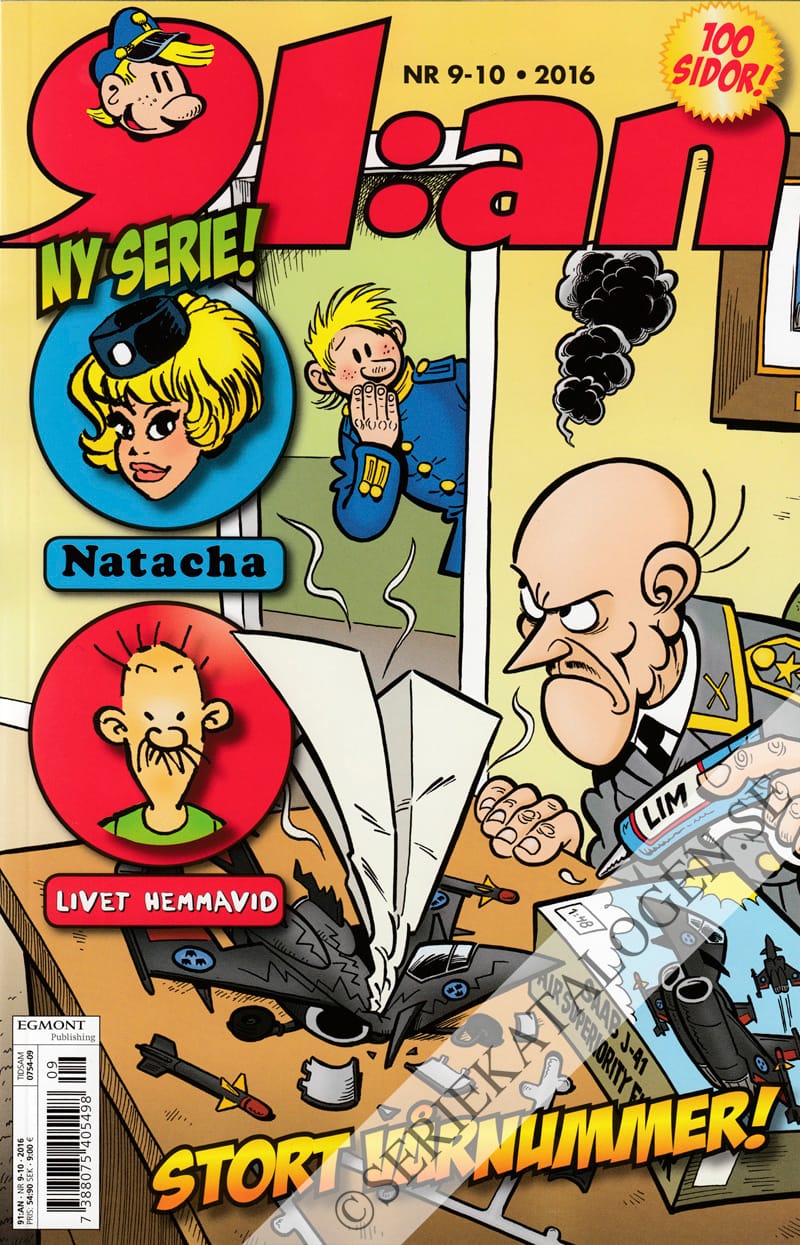 Framsida på 91:an #9-10 (2016)