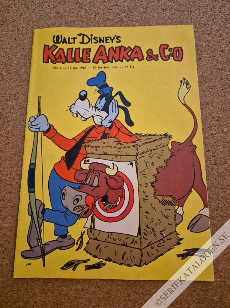 Framsida på Kalle Anka & C:o #2 (1961)