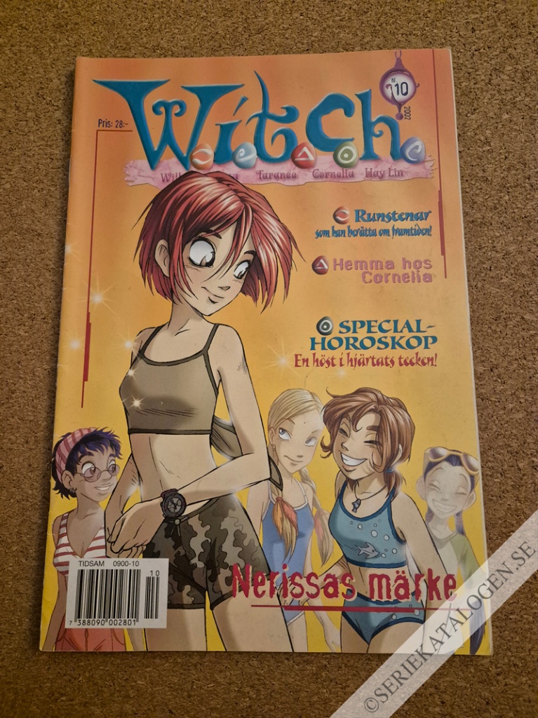 Framsida på W.i.t.c.h. #10 - Nerissas märke (2002)
