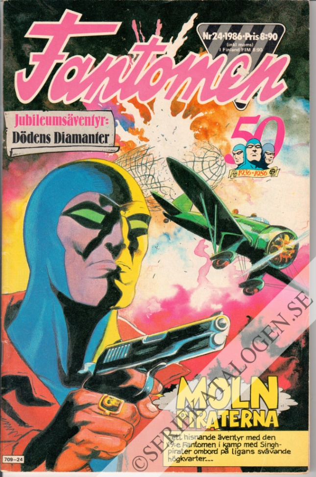 Framsida på Fantomen #24 (1986)