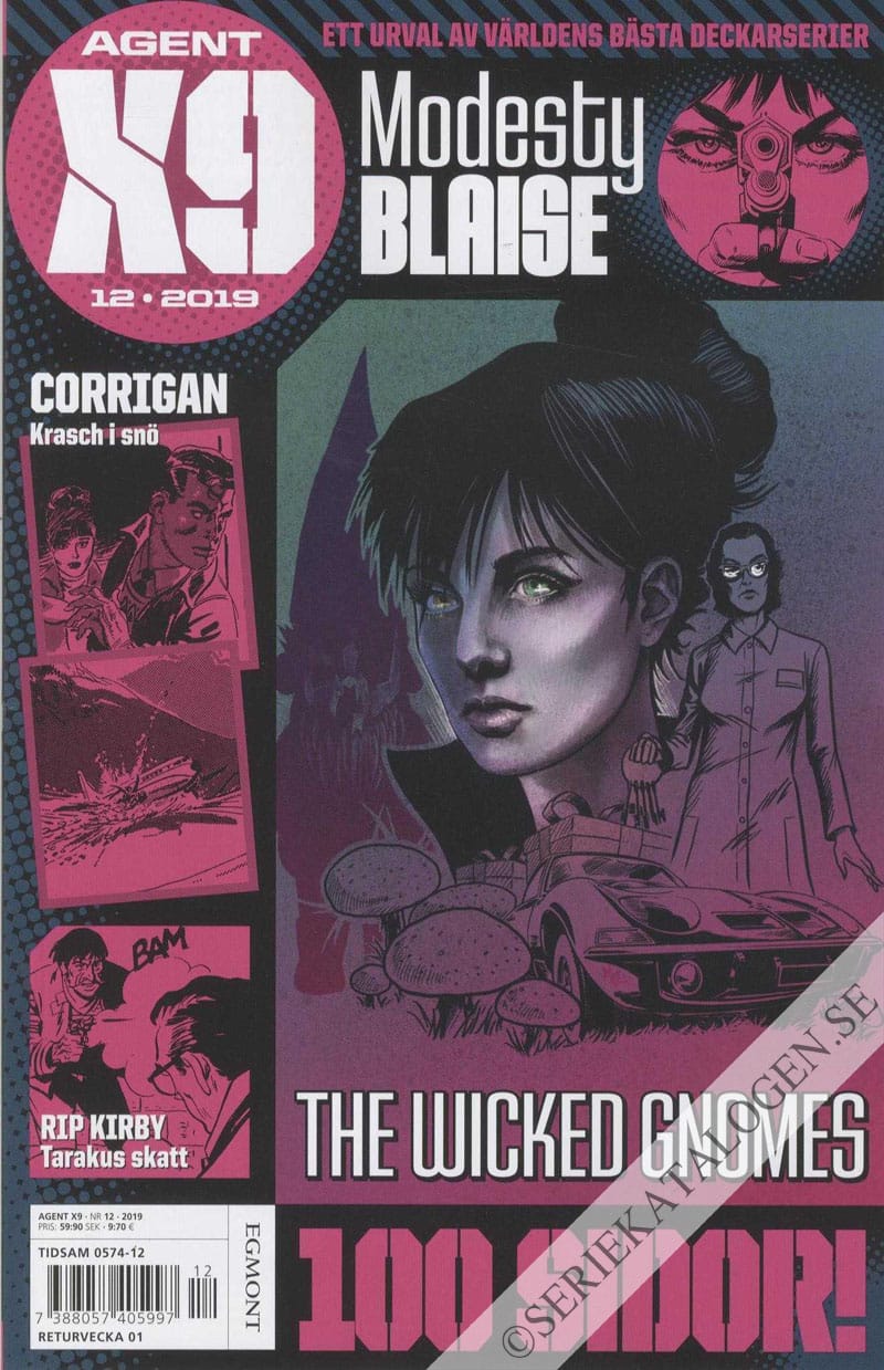 Framsida på Agent X9 #12 (2019)