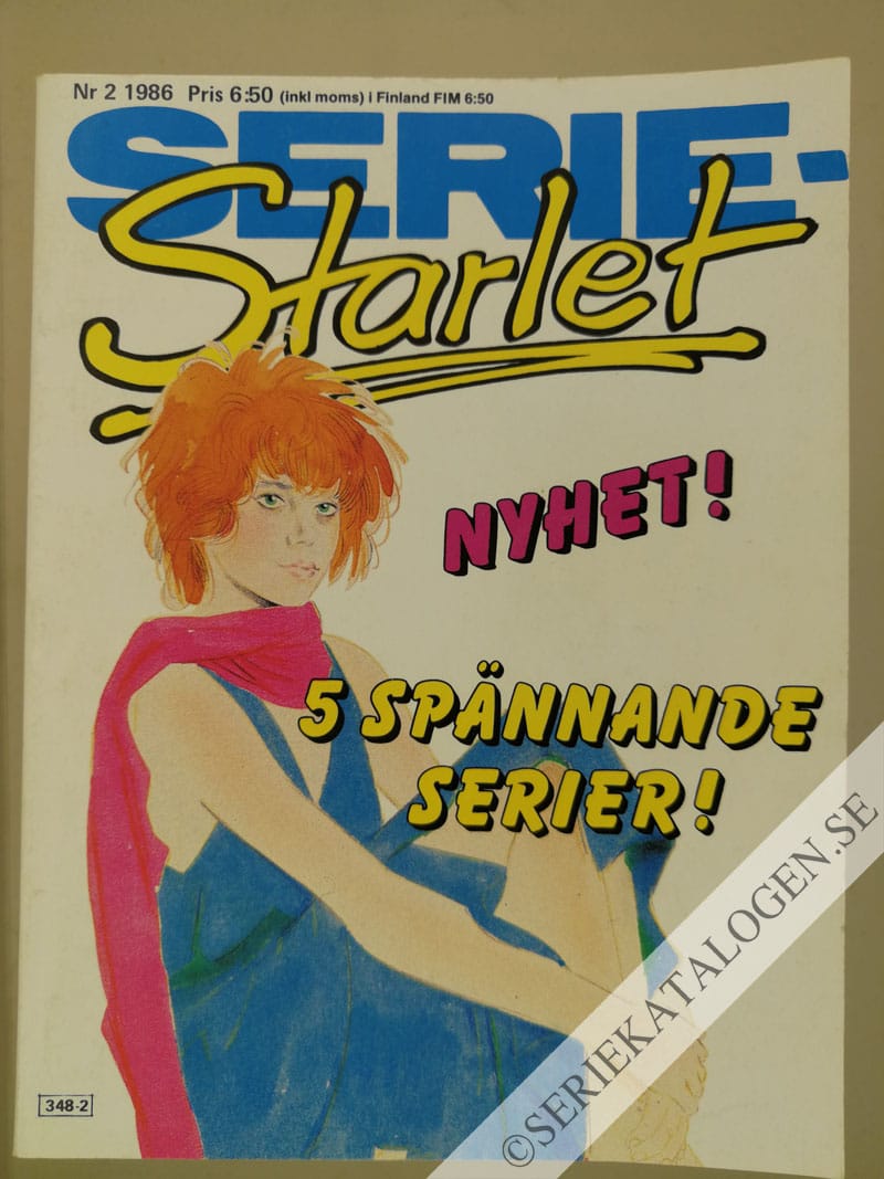 Framsida på Seriestarlet #2 (1986)