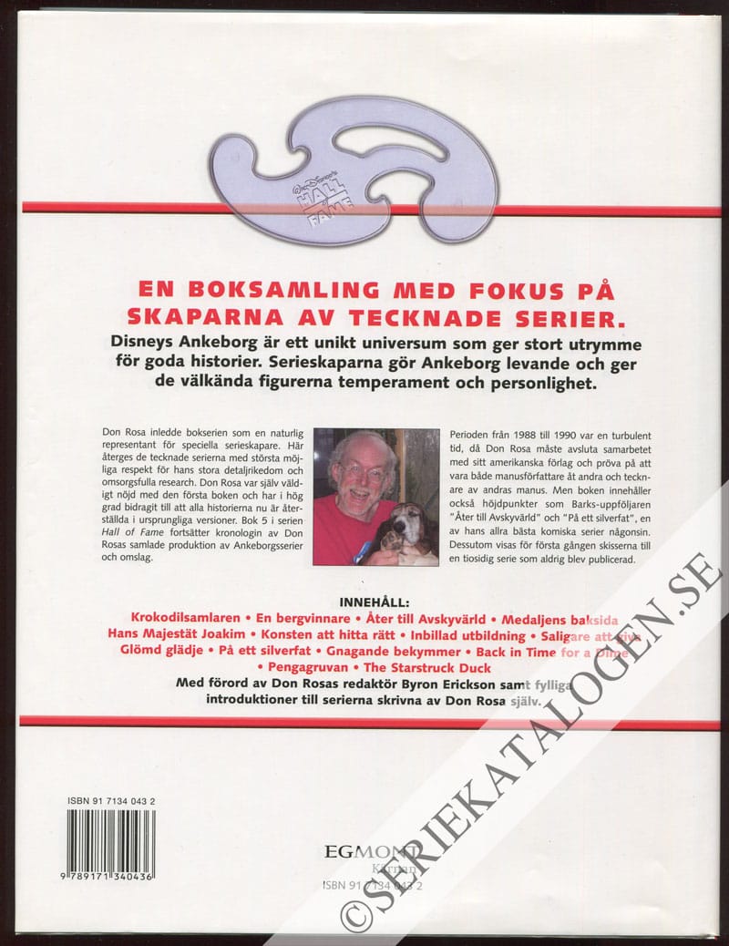 Baksida på Don Rosa - bok 2 (2004)