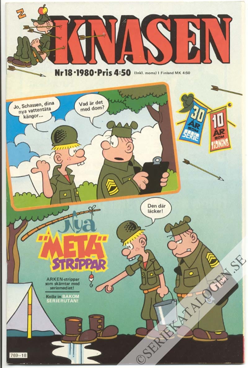 Framsida på Knasen #18 (1980)