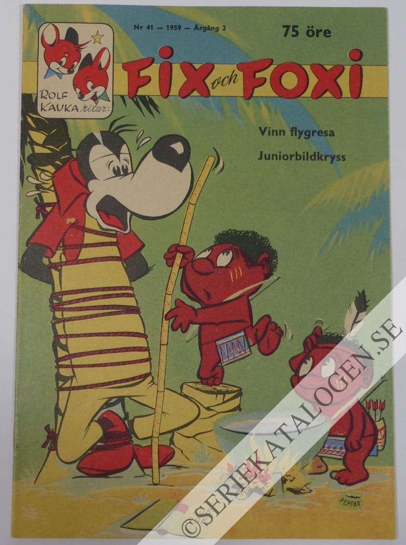 Framsida på Fix och Foxi #41 (1959)