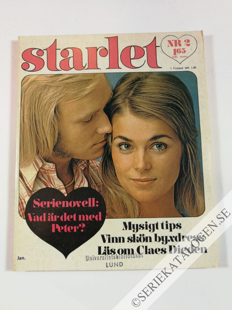 Framsida på Starlet #2 (1972)