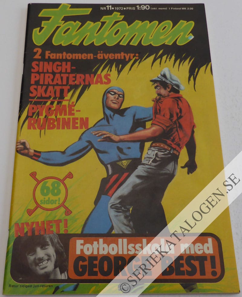 Framsida på Fantomen #11 (1972)