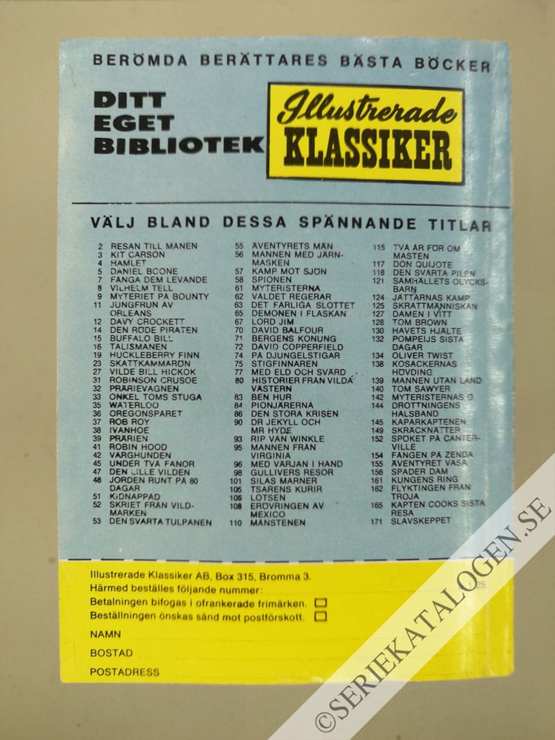 Baksida på Den mystiske major Maclean (1966)