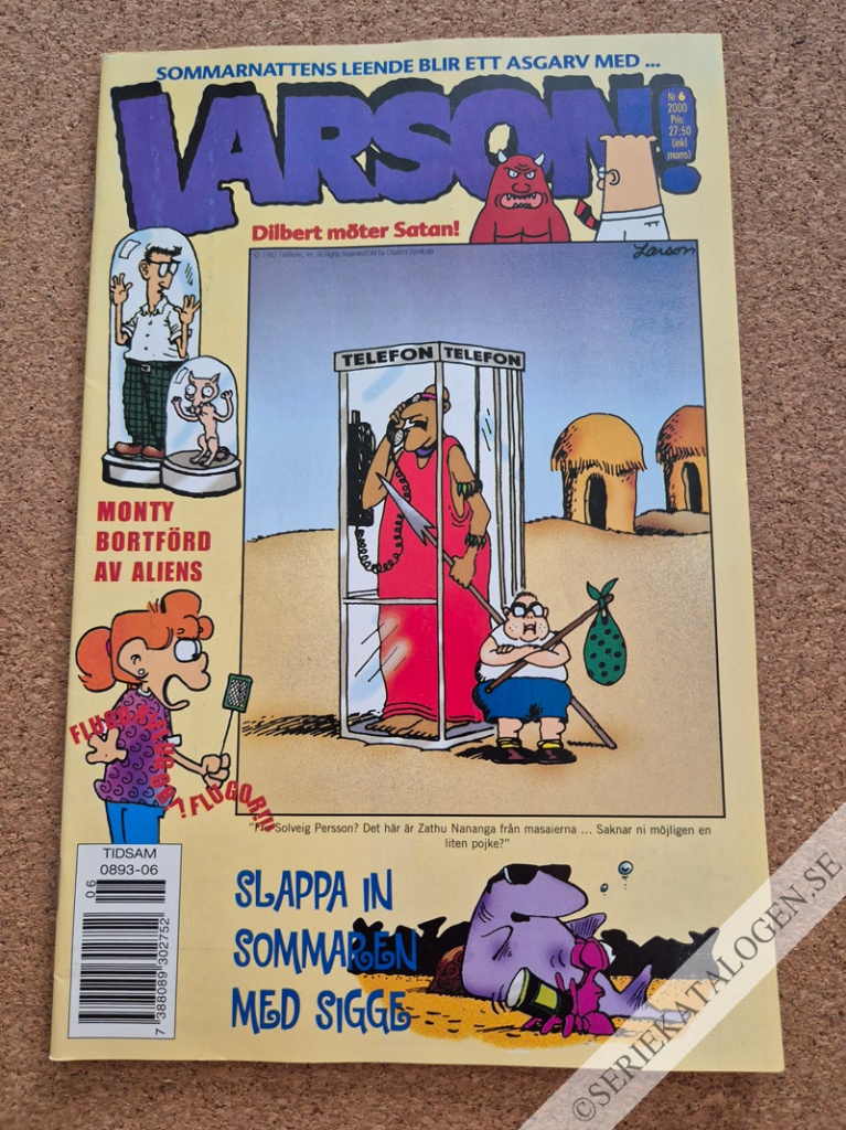 Framsida på Larson! #6 (2000)