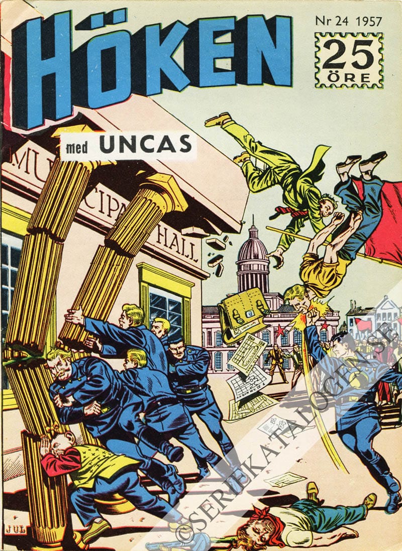 Framsida på Höken #24 (1957)