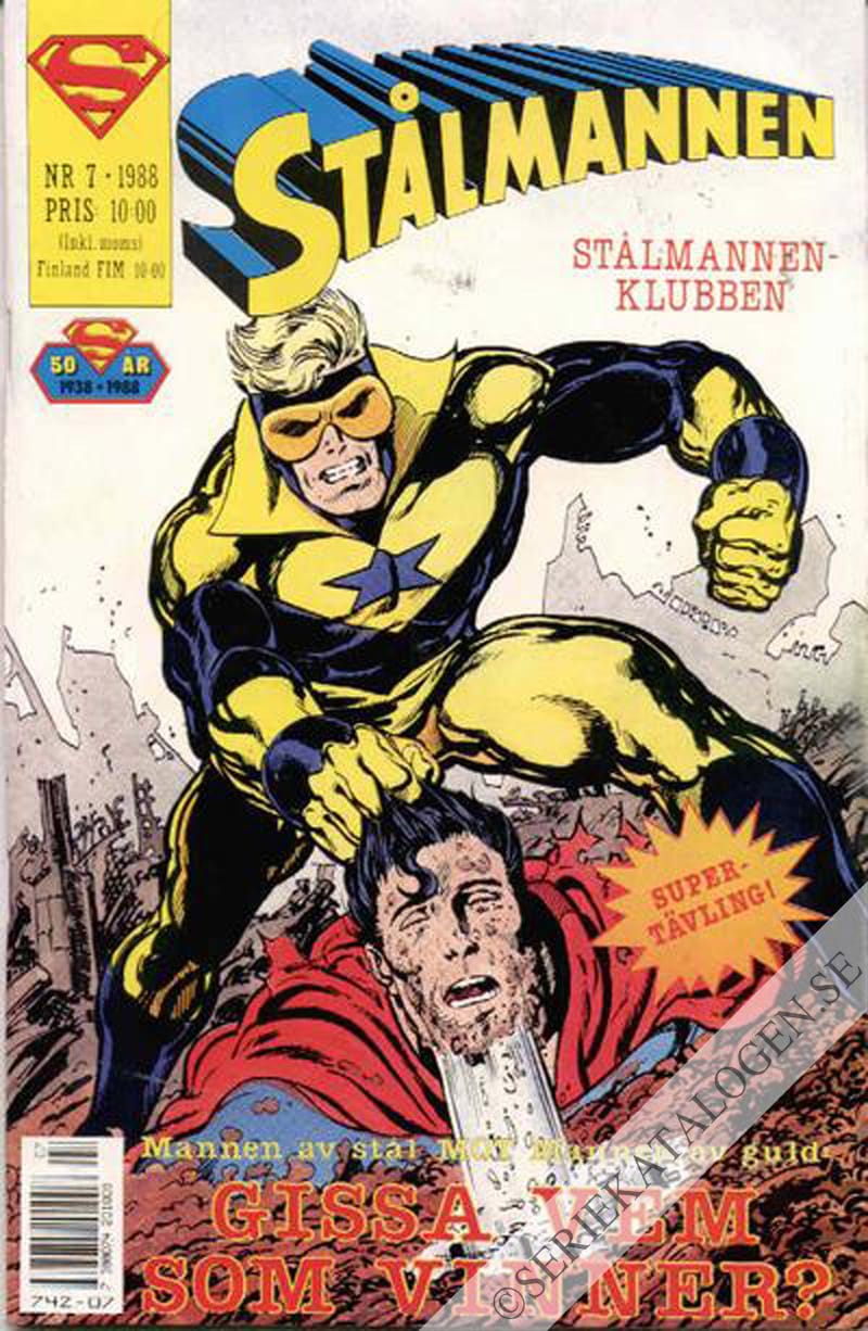 Framsida på Stålmannen #7 (1988)
