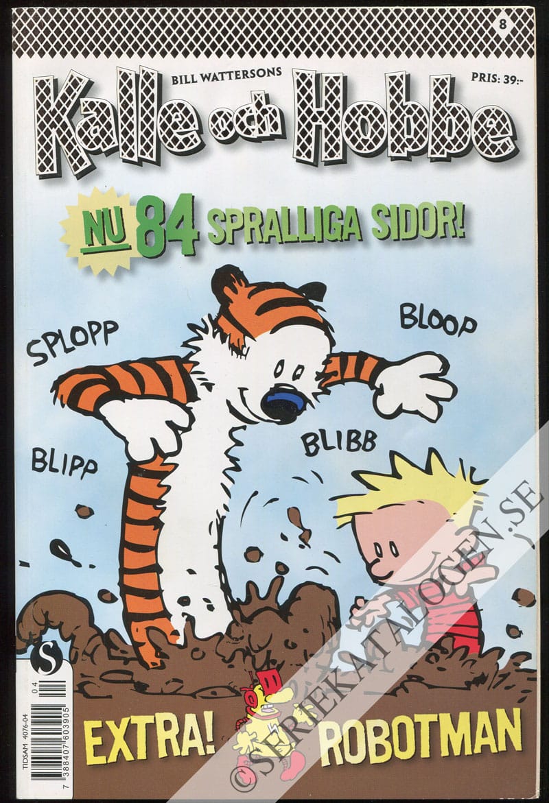 Framsida på Kalle och Hobbe #8 (2006)