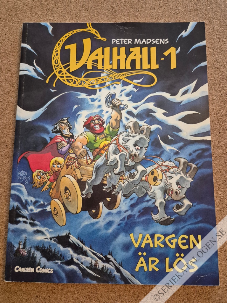 Framsida på Vargen är lös (1992)