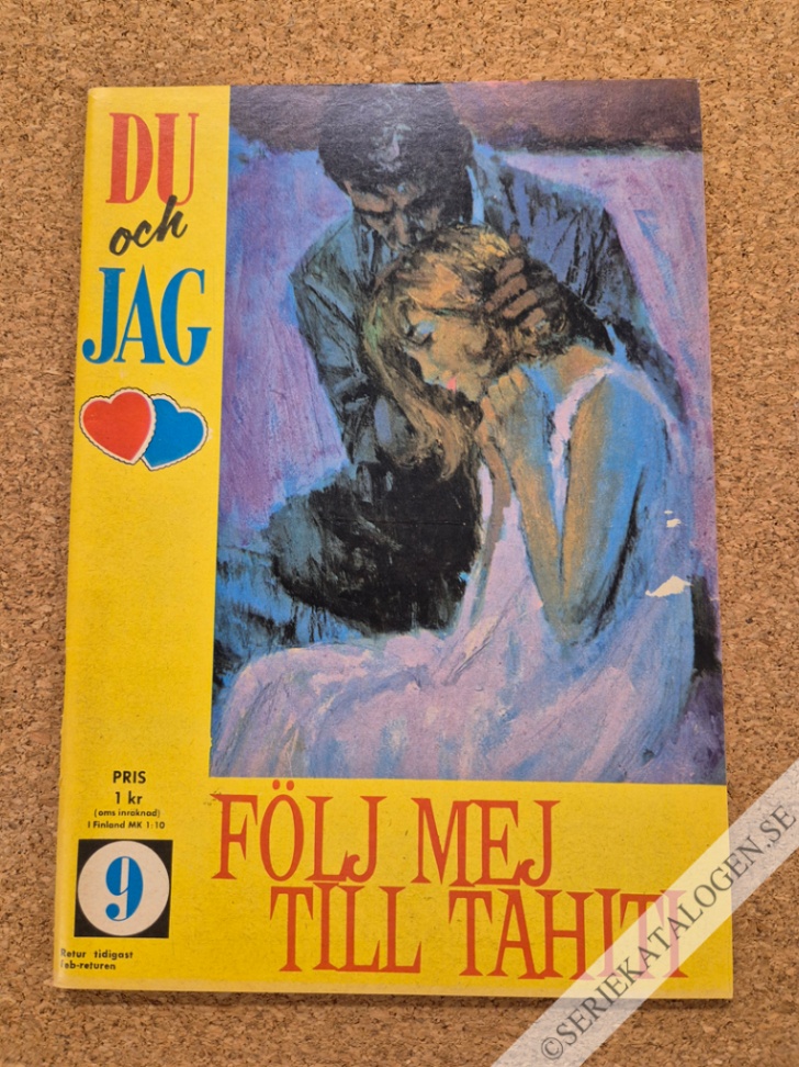 Framsida på Du och jag Följ mej till Tahiti (1966)