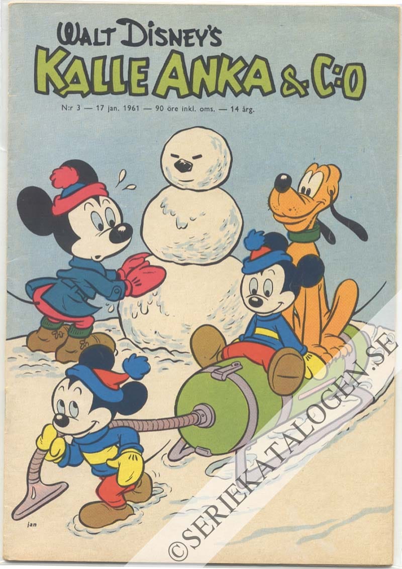 Framsida på Kalle Anka & C:o #3 (1961)