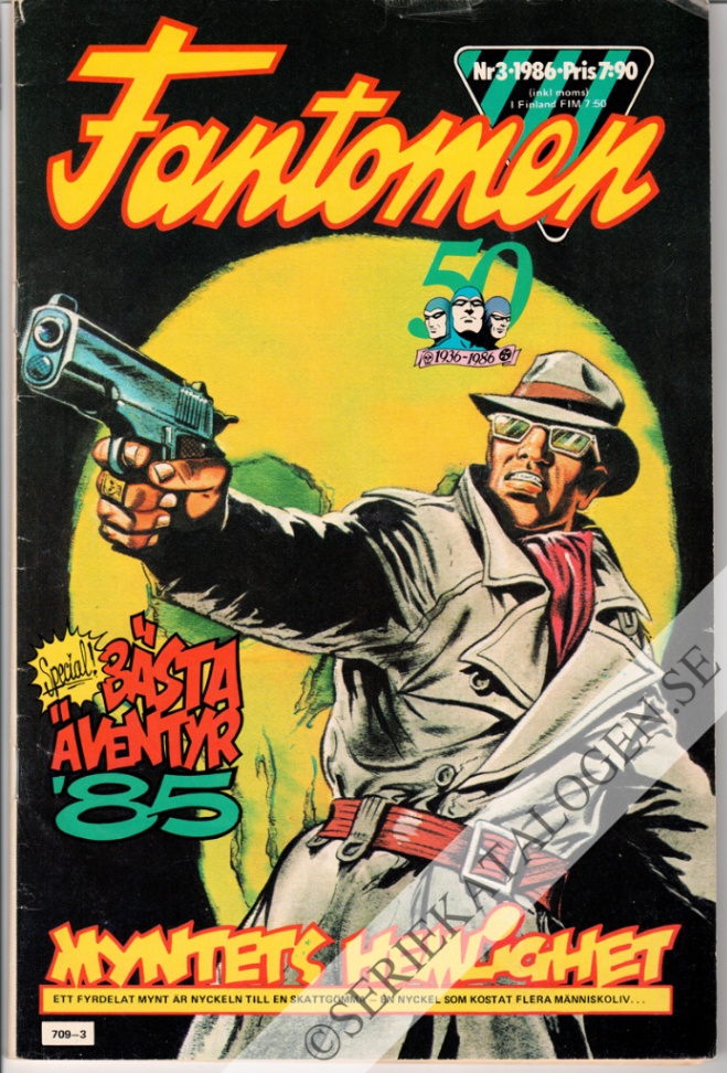 Framsida på Fantomen #3 (1986)