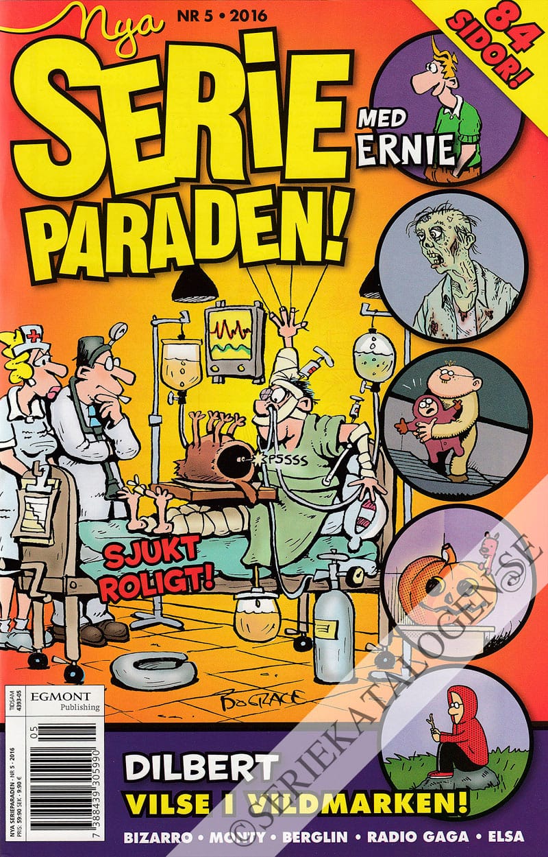 Framsida på Nya Serieparaden #5 (2016)