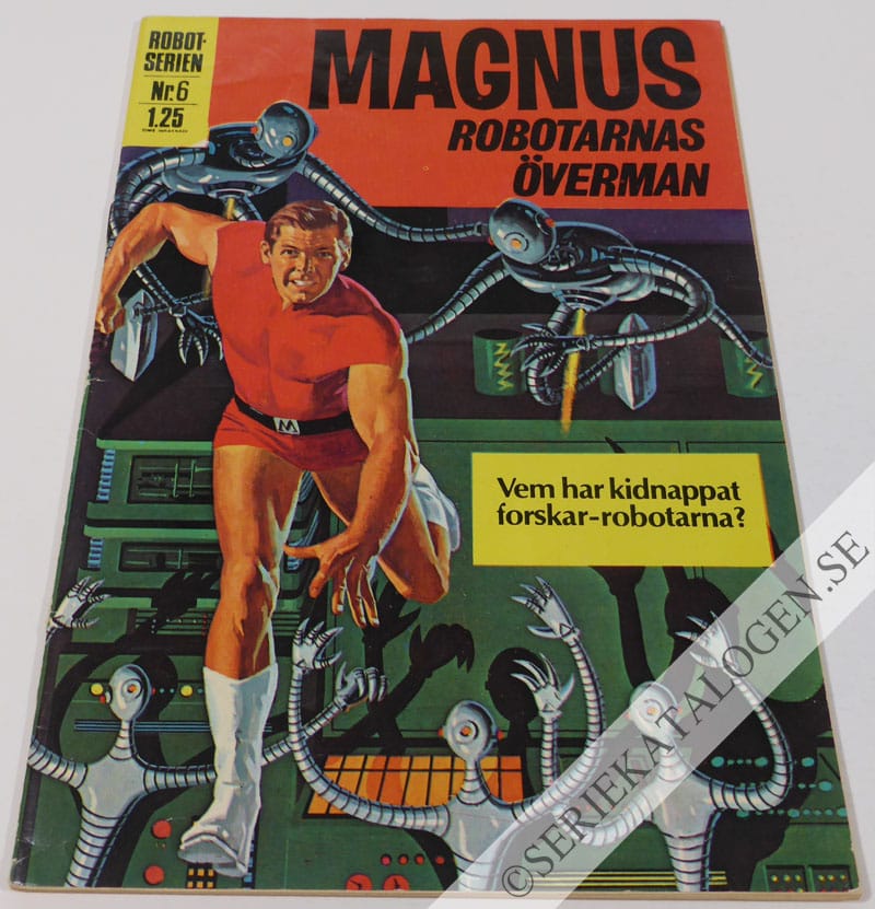 Framsida på Robotserien #6 (1968)
