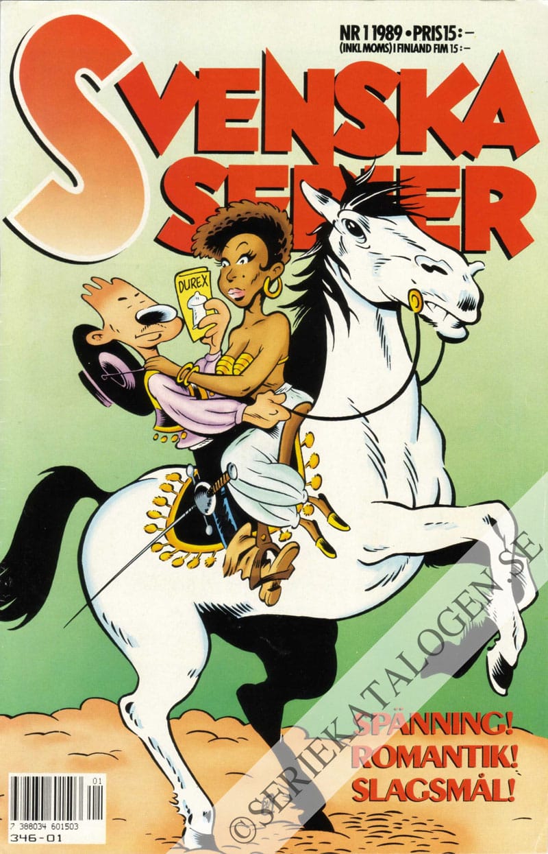 Framsida på Svenska serier #1 (1989)