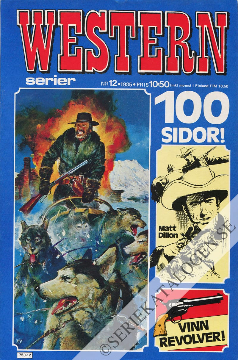 Framsida på Westernserier #12 (1985)