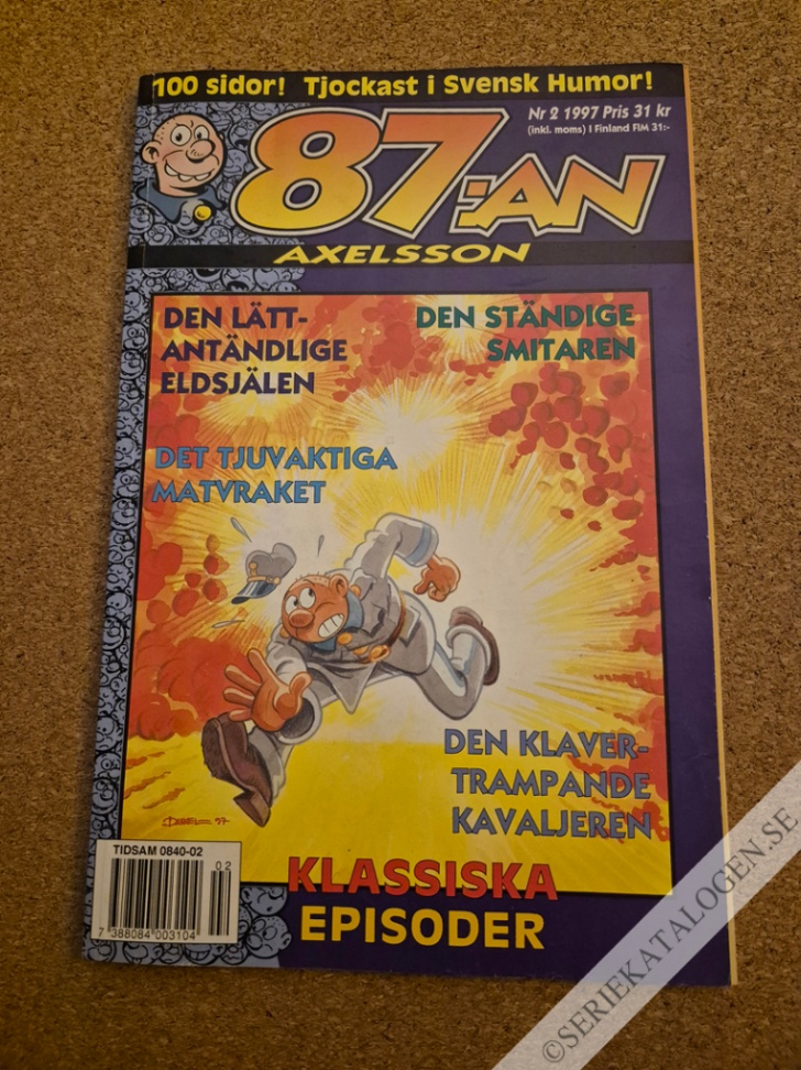 Framsida på 87:an Axelsson #2 (1997)