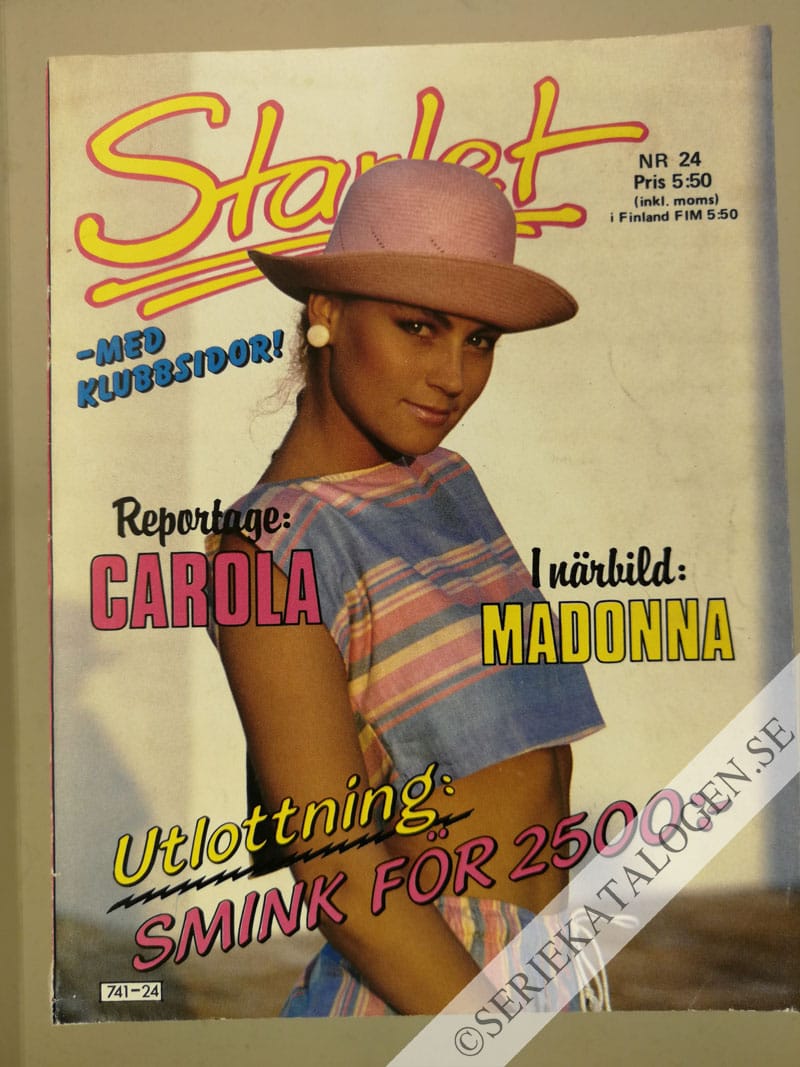 Framsida på Starlet #24 (1985)