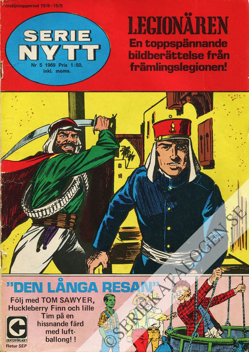 Framsida på Serie-Nytt #5 (1969)