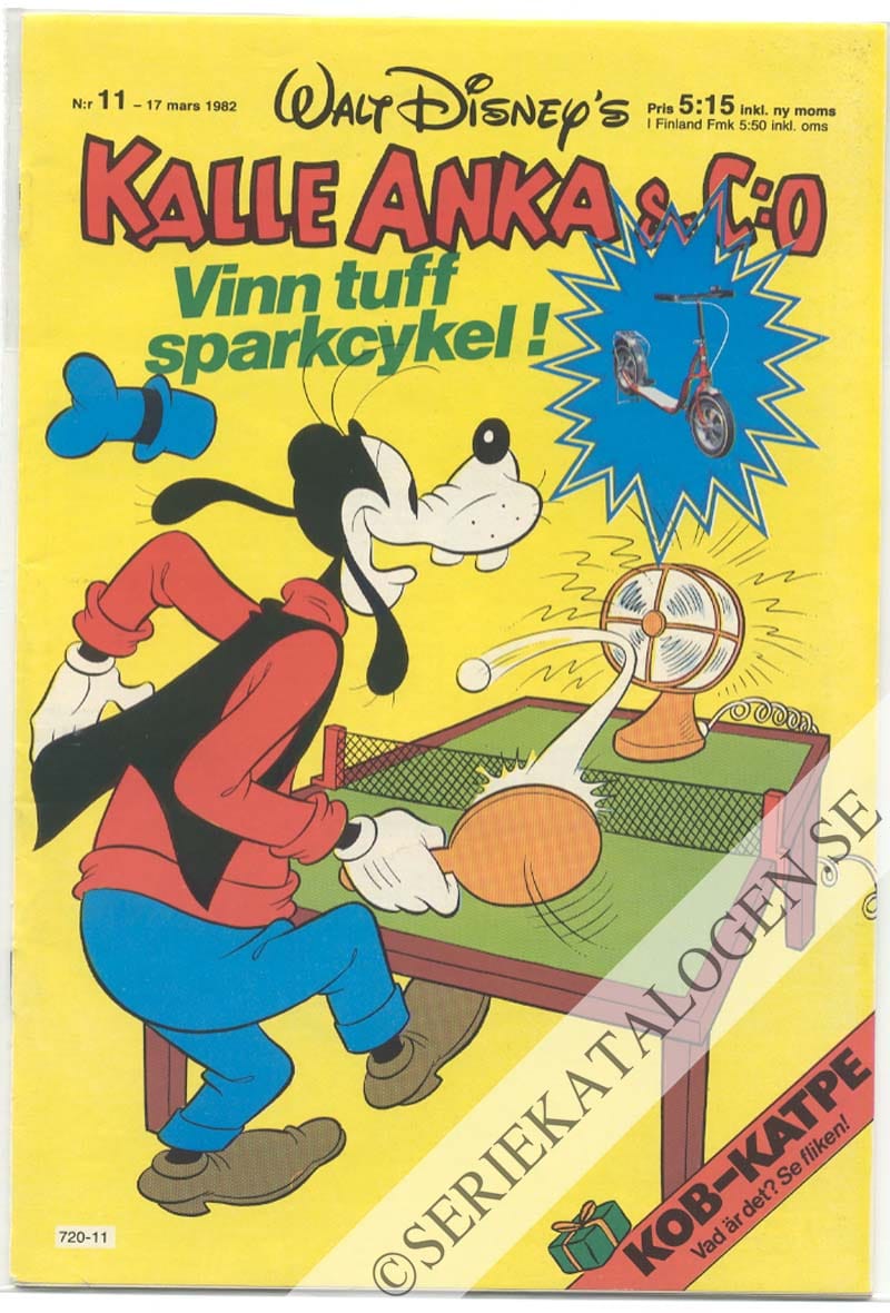 Framsida på Kalle Anka & C:o #11 (1982)