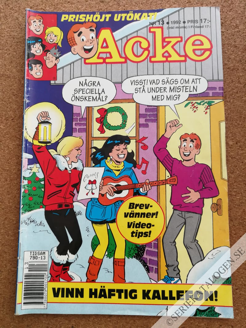 Framsida på Acke #13 (1992)