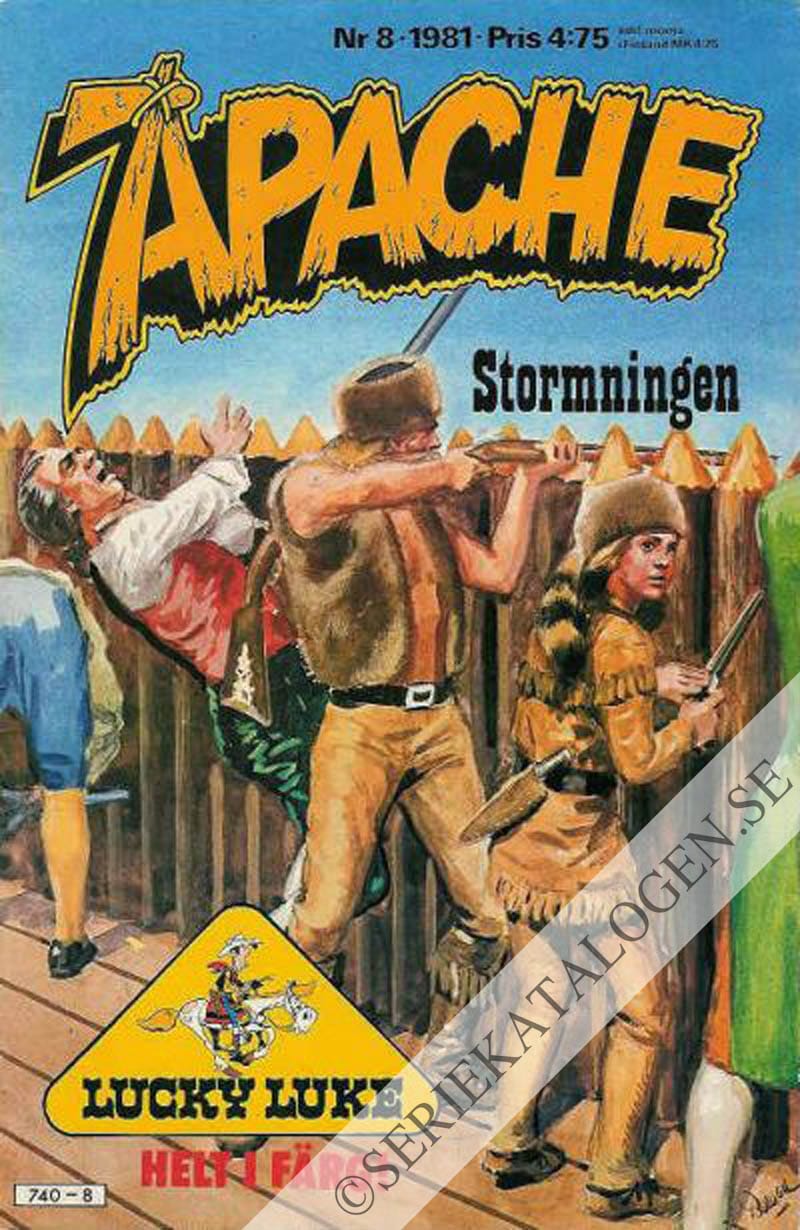 Framsida på Apache #8 (1981)