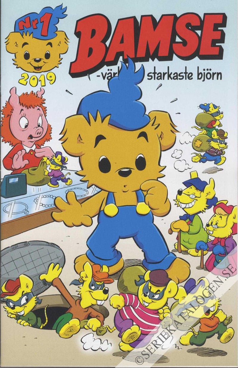 Framsida på Bamse #1 (2019)