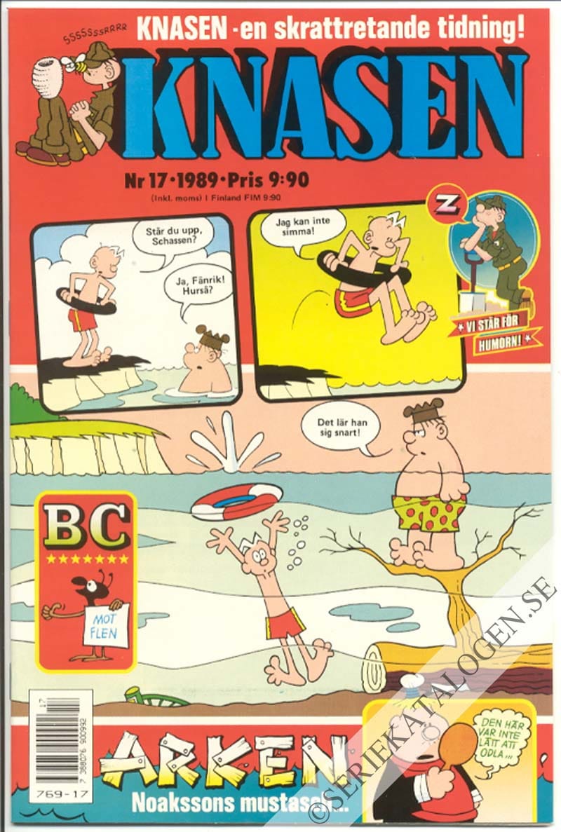 Framsida på Knasen #17 (1989)