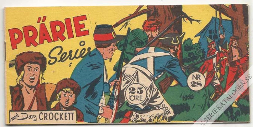 Framsida på Prärie-serier #28 (1958)