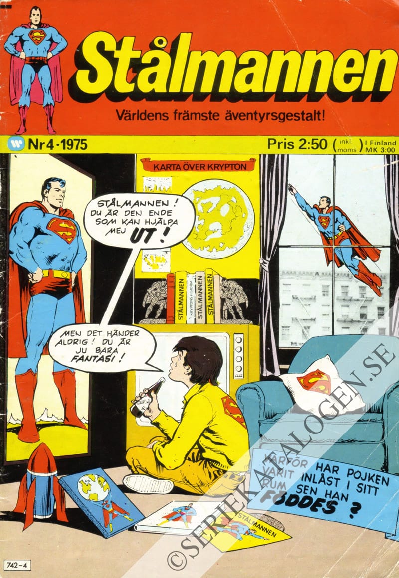 Framsida på Stålmannen #4 (1975)