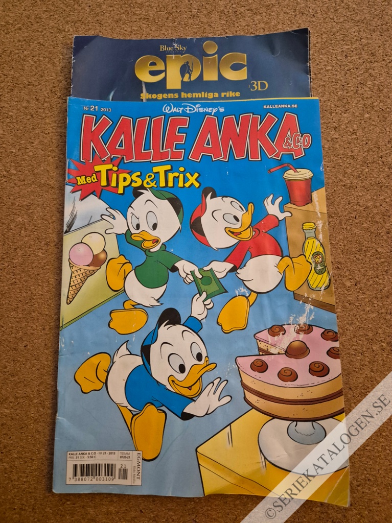 Framsida på Kalle Anka & C:o #21 (2013)