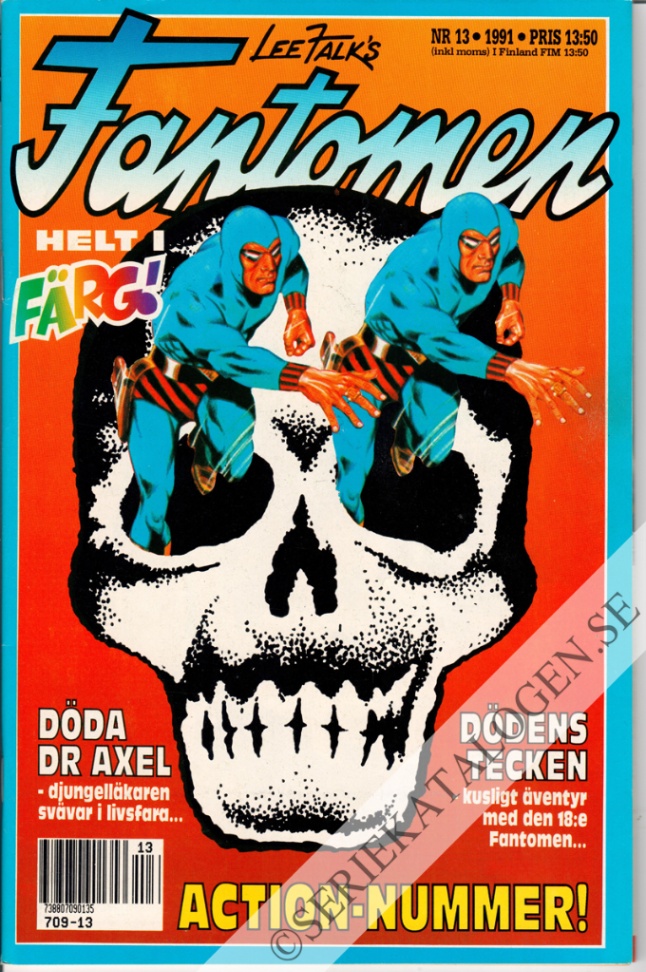 Framsida på Fantomen #13 (1991)