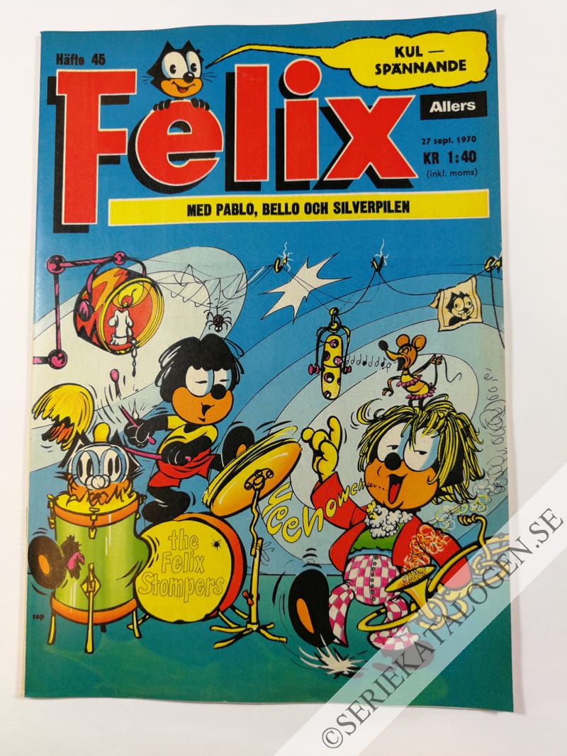 Framsida på Felix #45 (1970)
