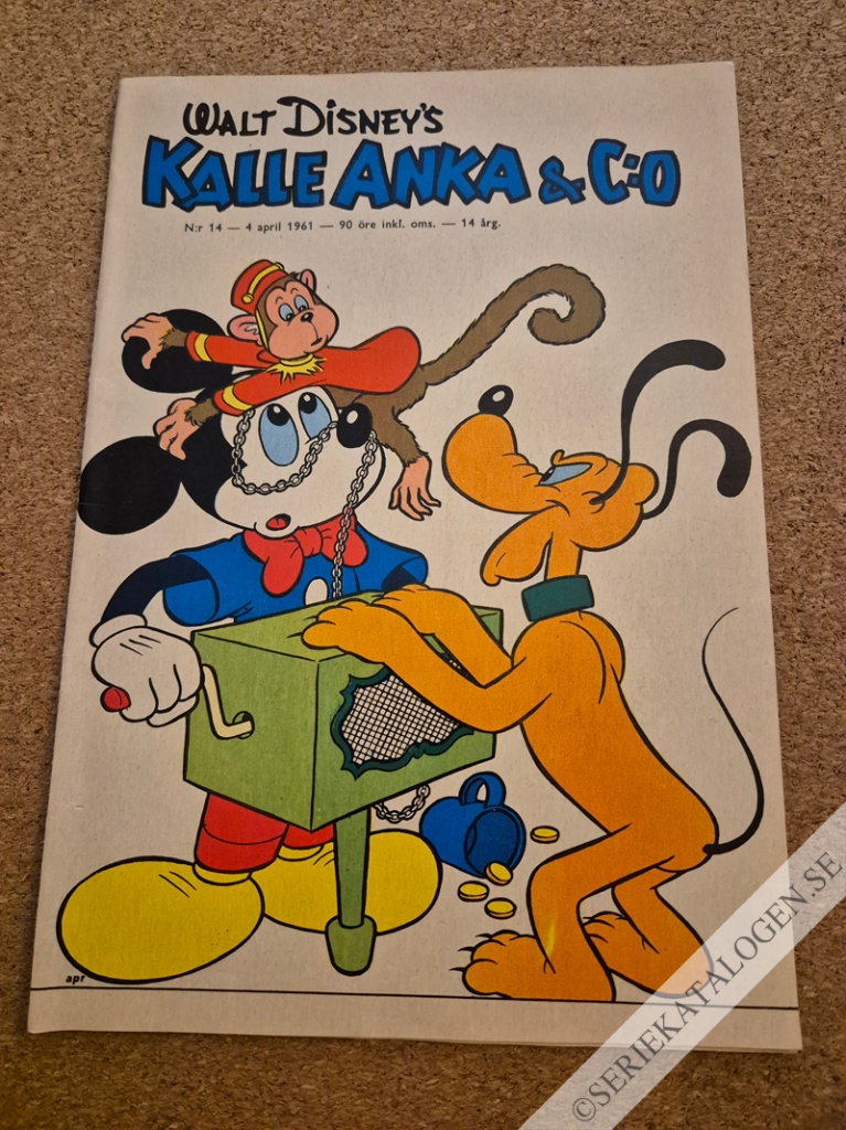 Framsida på Kalle Anka & C:o #14 (1961)