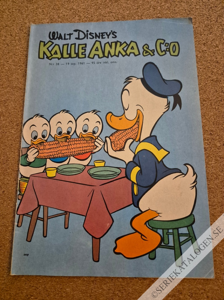 Framsida på Kalle Anka & C:o #38 (1961)