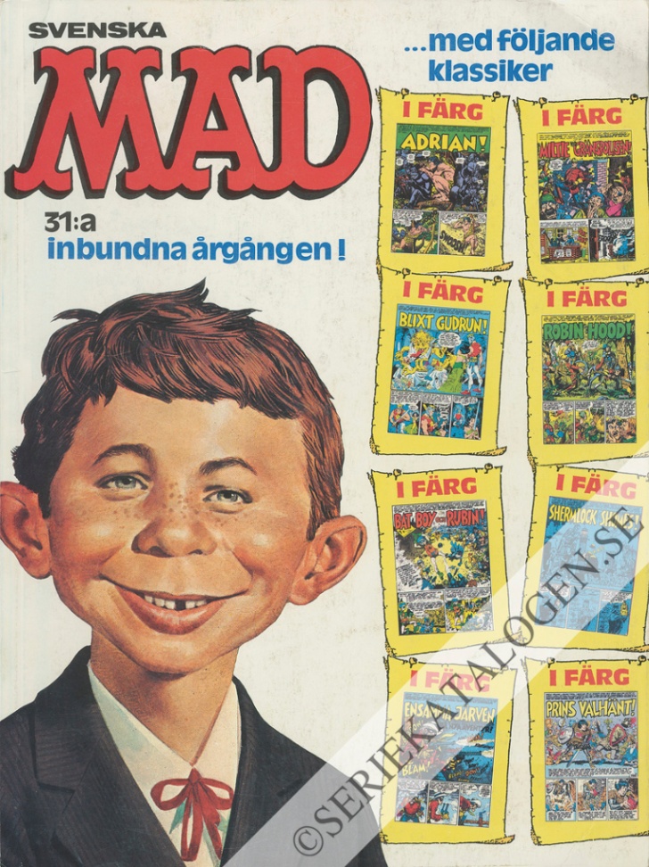 Framsida på Svenska MAD inbundna årgångar #1989 (1990)