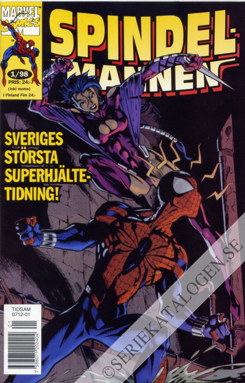 Framsida på Spindelmannen #1 (1998)
