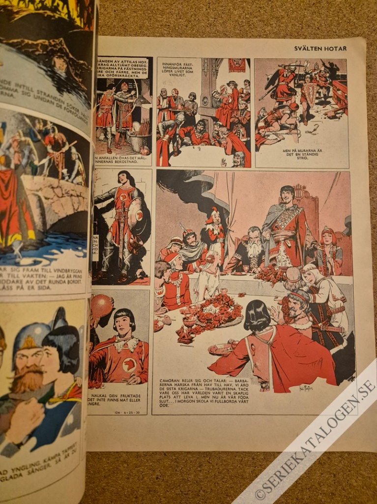 Exempel på Vikingaprinsens vilda strid mot hunnerna (1946)