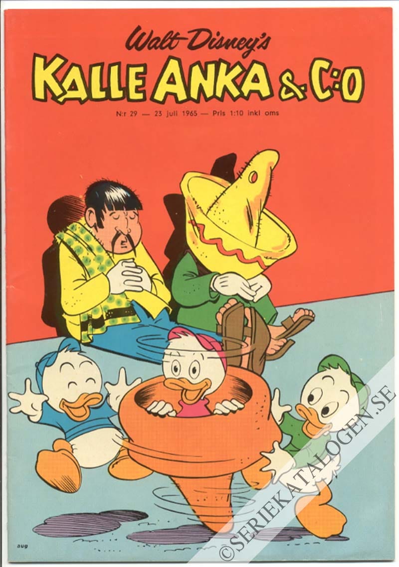 Framsida på Kalle Anka & C:o #29 (1965)